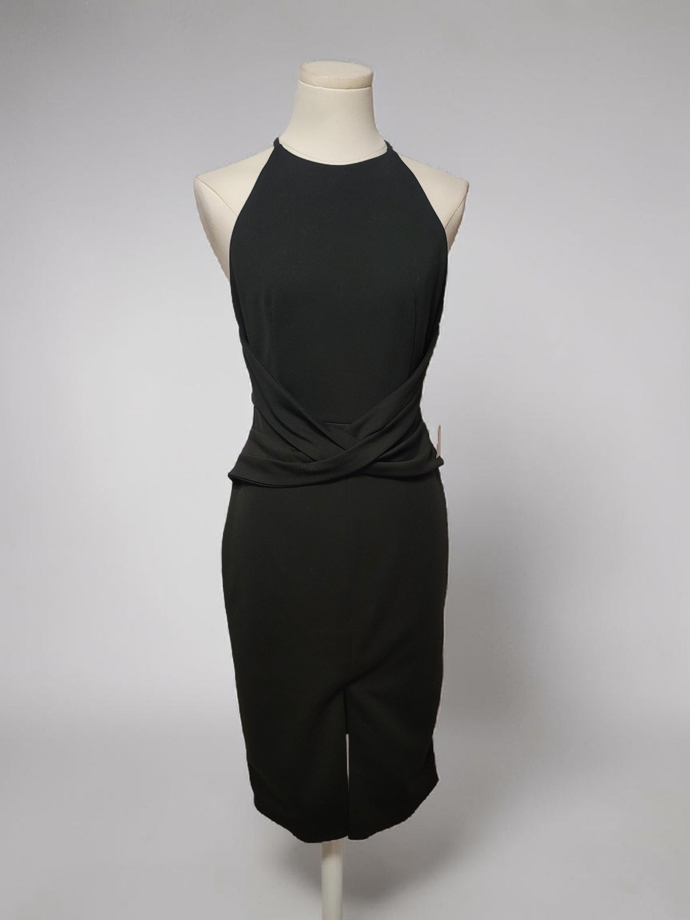 LULUS - XS Women’s Black Halter Open Back Dress - Picture 1 of 13